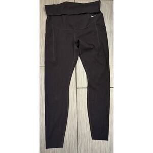 Nike Black High Rise 7/8 Length Training Zenvy DriFit Leggings Medium DV9432-010